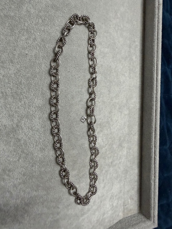 David Yurman Jewelry - David Yurman Oval Cable link chain 18" Sterling Silver